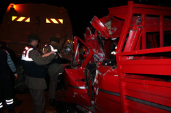Ordu'da trafik kazası 1 ölü