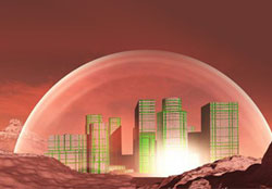 Mars'a 80 Bin Kişilik Şehir Kurulacak