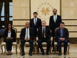 Namibya Cumhuriyeti Büyükelçisini Kabul Etti