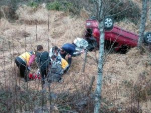 Giresun’da Trafik Kazası: 5 Yaralı