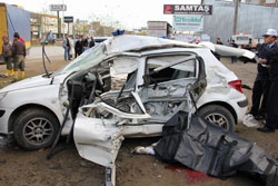 Samsun'da trafik kazası: 1 ölü, 4 Yaralı