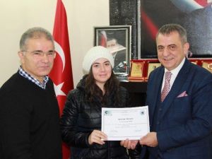 Başkan Sağıroğlu’ndan Girişimcilere Sertifika