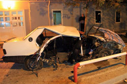 Rize Otomobili Kaza Yaptı 6 Yaralı