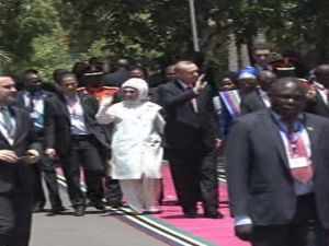 Erdoğan Tanzanya’da Top Atışlarıyla Karşılandı