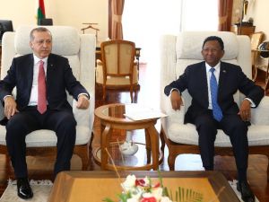 Erdoğan, Madagaskarlı Mevkidaşı İle Görüştü