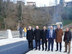 Of-çaykara Karayolundaki ‘Bölümlü Köprüsü’ Hizmete Girdi