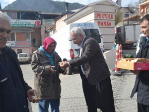 Şalvarlı Başkandan Püskevitli "Evet" Kampanyası