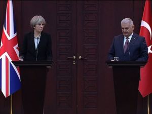Yıldırım-ingiltere Başbakanı May’den Ortak Basın Toplantısı