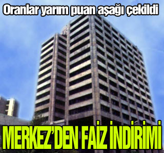 Merkez'den faize flaş indirim!