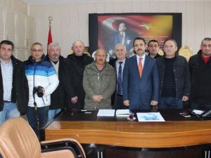 Gazetecilerden Yeni Kaymakama Ziyaret