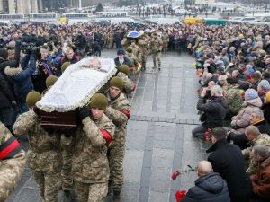 Ukrayna’da Ölen 7 Asker Toprağa Verildi