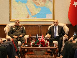 Bakan Işık Afgan Genelkurmay Başkanını Kabul Etti