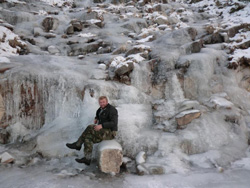 Rize'de Dereler Dondu