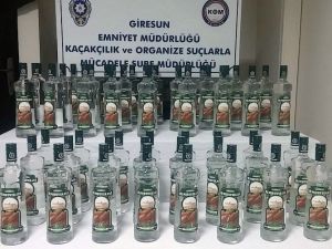 Giresun’da Kaçak İçki Operasyonu