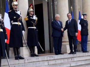 Filistin Devlet Başkanı Abbas, Elysee’de