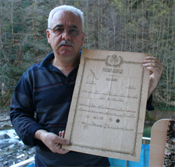 Rize'de Osmanlı'dan Kalma Diploma