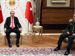 Erdoğan Akar’ı Kabul Etti