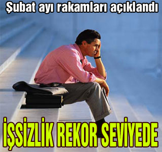 İşsizlik rekor seviyede