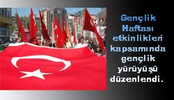 Rize'de Gençlik Yürüyüşü