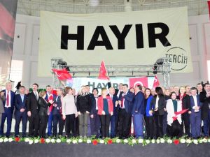 Chp Referandum Kampanyasına Start Verdi