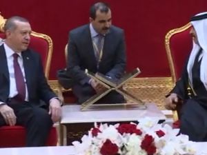Cumhurbaşkanı Erdoğan Bahreyn Kralı İle Görüştü