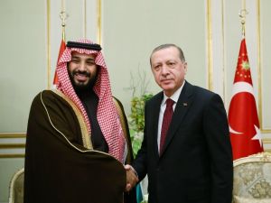 Erdoğan, Suudi Arabistan Veliaht Prensini Kabul Etti