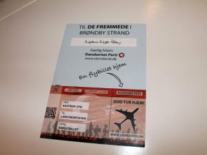 Danimarkalı Irkçı Partiden Göçmenlere Broşür Tacizi