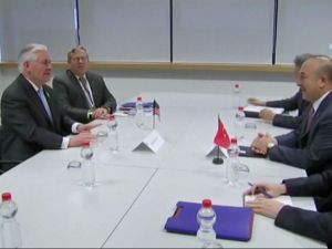Bakan Çavuşoğlu, Abd’li Mevkidaşıyla Görüştü