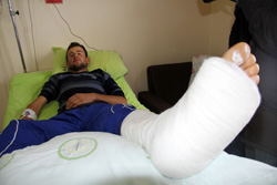 Rizeli Vatandaş Depremde Yaralandı