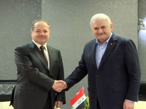 Başbakan Yıldırım Münih’te Barzani’yle Görüştü