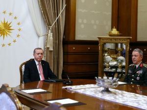 Cumhurbaşkanı Erdoğan, Orgeneral Akar’ı Kabul Etti