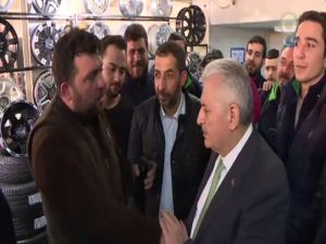 Başbakan Yıldırım Esnaftan "Evet" Yanıtı Aldı