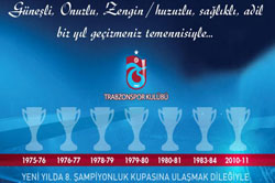 Trabzonspor'dan 7 kupalı mesaj
