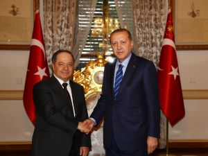 Cumhurbaşkanı Erdoğan Mesut Barzani ’Yi Kabul Etti
