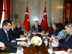Özbekistan Başbakan Yardımcısı Azimov’u Kabul Etti