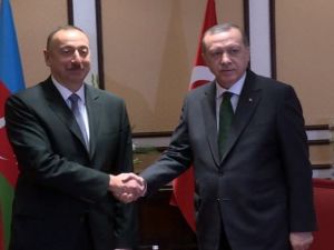 Erdoğan Aliyev İle Görüştü