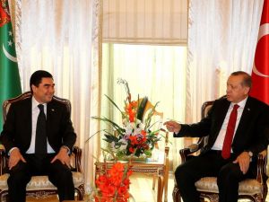 Erdoğan Türkmen Mevkidaşıyla Görüştü