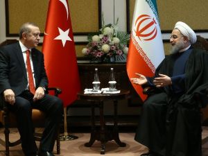 Cumhurbaşkanı Erdoğan Ruhani İle Görüştü