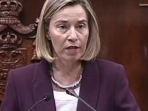 Mogherini’ye ’Islık’ Şoku