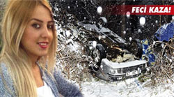 Üniversitelilerin aracı şarampole uçtu 1 ölü 1 yaralı