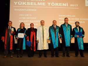 RTEÜ'de Akademik Yükselme Töreni