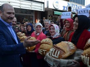 Soylu’ya Ekmek Süprizi