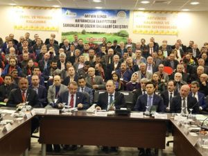 Artvin’de Hayvancılık Sektörünün Sorunları Ve Çözüm Önerileri Konuşuldu