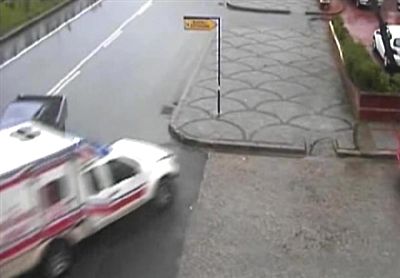 Rize'de İlginç Kaza Görüntüleri