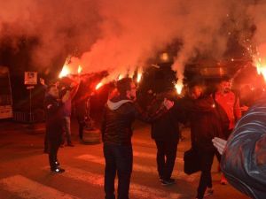Trabzonspor’a Coşkulu Karşılama