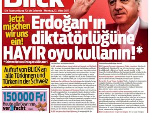 Blick’in Rezil Manşetine Tepkiler Artıyor