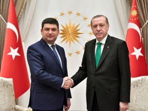 Erdoğan, Ukrayna Başbakanı Groysman’ı Kabul Etti