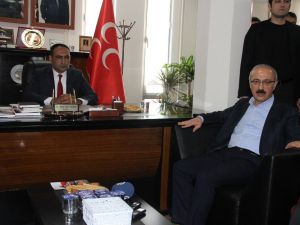 Bakan Elvan Mhp Mersin İl Başkanlığını Ziyaret Etti