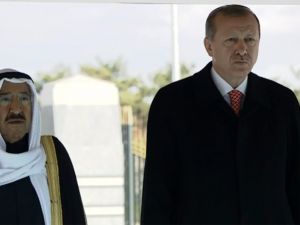 Erdoğan Kuveyt Emiri Sabah’ı Törenle Karşıladı