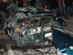 Rize Plakalı Araç Kaza Yaptı 6 Ölü